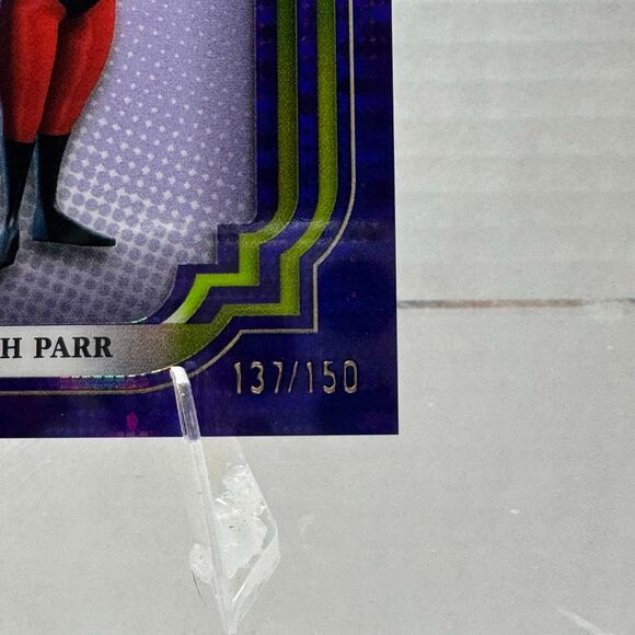 Disney Topps Chrome 2024 Dash Parr Purple Pulsar Refractor Parallel  /150 - Picture 3 of 6